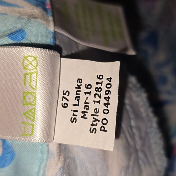 Lilly Pulitzer Kelly Pant Bay Blue Into The Deep - Picture 12 of 15